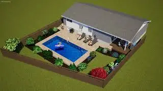 14 x 29 Rectangle Pool with Interlock Patio by Rideau Pools Ottawa