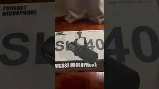 Unbox #fduce #sl40 #sfduce #fducesl40 #microphone #condenser #podcast