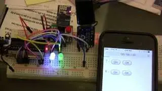 Controlling Arduino UNO Lights over Internet via ESP8266 WiFi Module - IoT Internet of Things