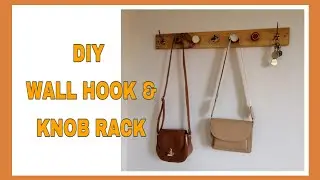 How to turn cabinet door knobs into wall hooks | DIY | Love, LoveJoy