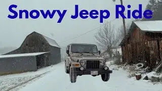 Winter Jeep Ride Through Snowy Country Roads | Barns & Backroads
