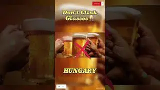 Hungarians Don't Clink Glasses 🥂 | Weird Facts | #shorts #trending #viral | @WorldoPedia1.1M