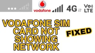 How to fix Vodafone sim not showing network problem 2023