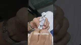 Daddy's (Manu Bhai) passion for Chalk Carving Art, Jalaram Bapa, Sant from Virpur Gujarat