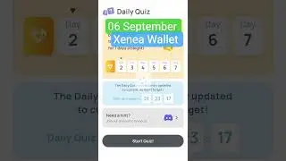Xenea wallet 06 September 2025#xeneawallet #xeneawalletquiz #xeneadailyquiz #xeneadailyquizanswer