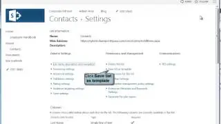 How to Create a SharePoint 2013 List Template - SharePoint 2013 Tutorials