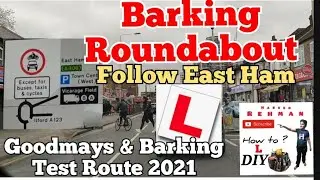 Barking Roundabout | Goodmays & Barking Driving Test Route #Drivingtest