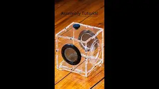 Crapelles Handmade 4x4x4 inches acrylic enclosure assembly tutorial