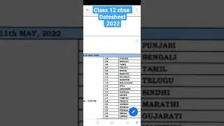 #shorts cbse class 12 term2 datesheet 2022