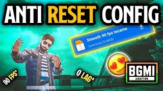 🇮🇳BGMI 1.6-Best Anti Reset Config | Potato Graphic Config + 90 Fps Config | How To Fix Lag In Bgmi