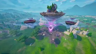 Fortnite og all 7 runes charging the cube