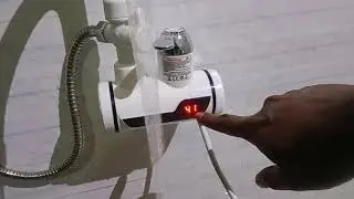 Instant Electric Digital Display Hot Water Tap with Shower
