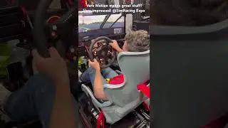Testing Vero Motion platform and belt tensioner @ SimRacing Expo! Approved!!