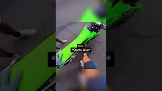 Rich Guy Approached Biker 😱 Credit @TommyMx