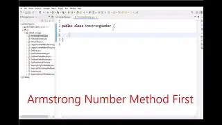 JAVA program to find out Armstrong number || Method first