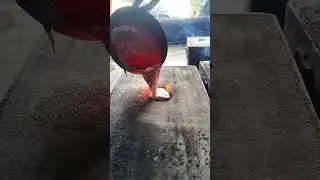 Aluminum Melt Spreads Smoothly #asmrshorts