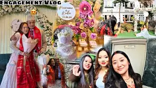 My Friend Pragya's 💍 Sister Engagement Vlog😍Prasanna❤️🧿Roden❤️Gurung Rituals✨️#wedding @PragyaSiddu