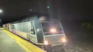 NJT MM16-25 Thru Cherry Hill With NJTR #4202 PRSL Heritage Unit 