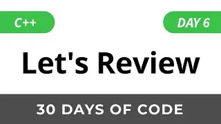 Day 6: Let's Review - 30 Days of Code HackerRank Solutions