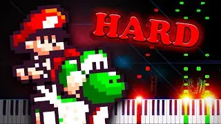 Touch Fuzzy, Get Dizzy (Overworld from Super Mario World 2: Yoshi's Island) - Piano Tutorial