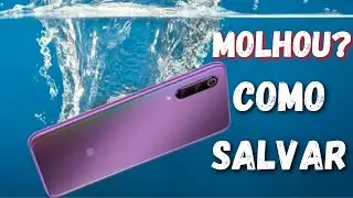 MEU CELULAR CAIU NA ÁGUA, O QUE EU FAÇO AGORA?