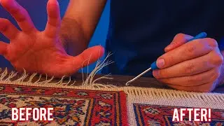 This Rug’s Fringes Looked Destroyed… Until THIS Happened!
