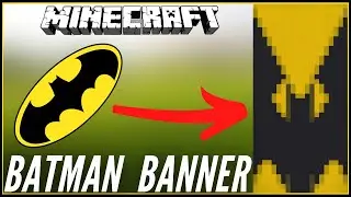 How to make a BATMAN Banner | MINECRAFT