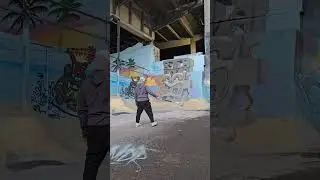 Freestyle Lacrosse Tricks @ Skatepark