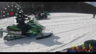 Empire Shootout Snowmobile Drag Racing #42 GoPro Mar 6 2021 - 07 Apex vs Cat800 Etec800 Firecat