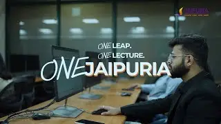 One Lecture, One Leap, One Jaipuria
