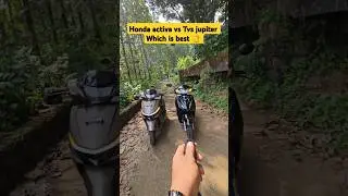 Tvs jupiter 110 vs Honda activa 110 which is better jupiter or activa walkaround #shorts