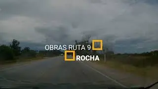 Obra ruta 9 tramo entre Rocha y Punta del Diablo - Abril/22