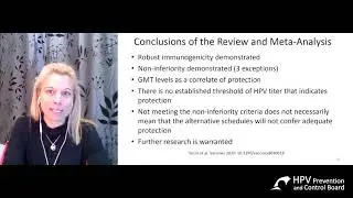 HPV extended second dose &ndash; current status and findings - Chantal Sauvageau