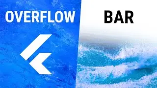 Flutter OverflowBar Widget