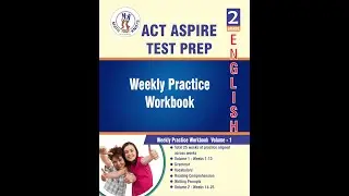 ACT Aspire &ndash; 2nd Grade ELA Test Prep Workbook Volume 1 | Book Preview Video