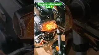 hero splendor xtec 2.0 led indicator💡 bulb #shorts #automobile #led #splendorled #splendormodified