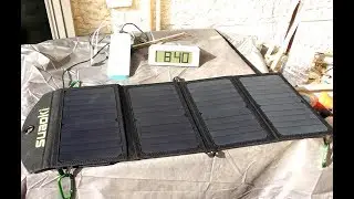 Тест и обзор 25W солнечной батареи SUAOKI