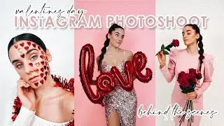 INSTAGRAM CONTENT PHOTOSHOOT BEHIND THE SCENES FOR VALENTINES DAY | February Instagram Content Ideas