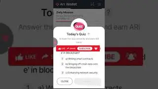 Ari Wallet Quiz Answers Today | 21 SEPTEMBER 2025 | Ari Daily Quiz Today | Earn Rewards Fast