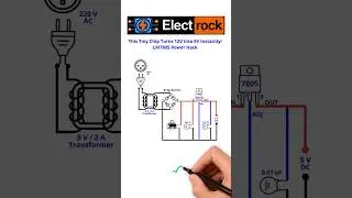 LM7805 Power Hack! 🔧⚡ Instantly Drop 12V to 5V with This Tiny Chip