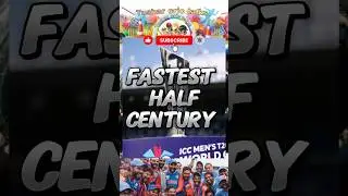 (Do you know 🤔) who scored the fastest fifty in t-20 WC. #t20worldcup2026 #t20cricket #fastest50