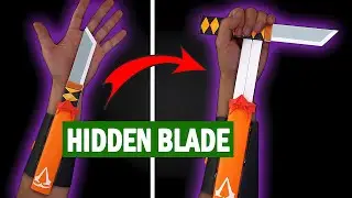 ASSASSIN HIDDEN BLADE | How to make origami Assassin's Creed Shadows Naoe Hidden Blade