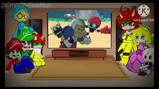 ★|| Super Mario react to Bowser vs Eggman Death Battle. ||★