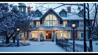 Whimsical Winter Garden 4K | Playful Piano for Creativity | Magical Snow Ambiance