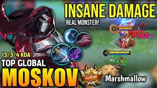 MOSKOV BEST BUILD 2022 | TOP GLOBAL MOSKOV GAMEPLAY | MOBILE LEGENDS✓