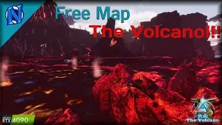 Free Map Checkout!! THE VOLCANO, Day 1 |  Ark: Survival Ascended