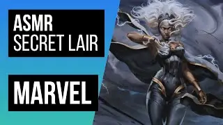 ASMR Magic the Gathering | Secret Lair Unboxing | Marvel