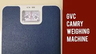 GVC Analog Weighing Machine Unboxing and Review