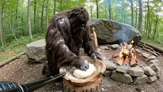 Bigfoot Makes Wild Forest Pizza