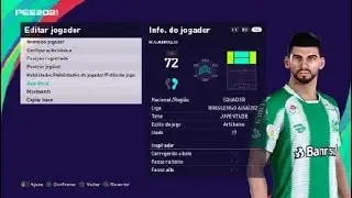 Ronie Carrillo PES 2021 - Como fazer | How to create